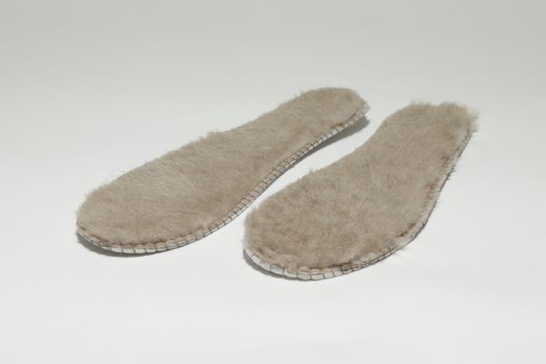 Insoles nat. from sheepskin